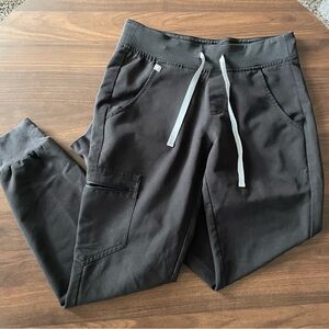 FIGS Black High Waisted Joggers